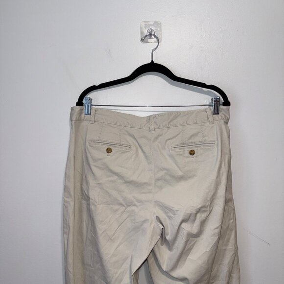Talbots Womens Beige The Weekend Chino Pants Size 12 - Picture 6 of 7